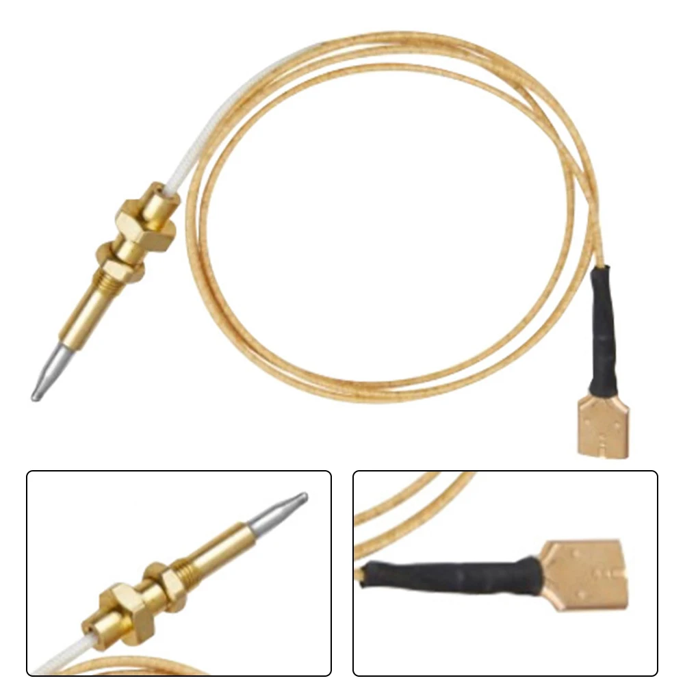 1pcs 60/120CM Fireplace Thermocouple Replacement Kit Spiral Heater Temperature Sensor Fireplace Replacement Kit