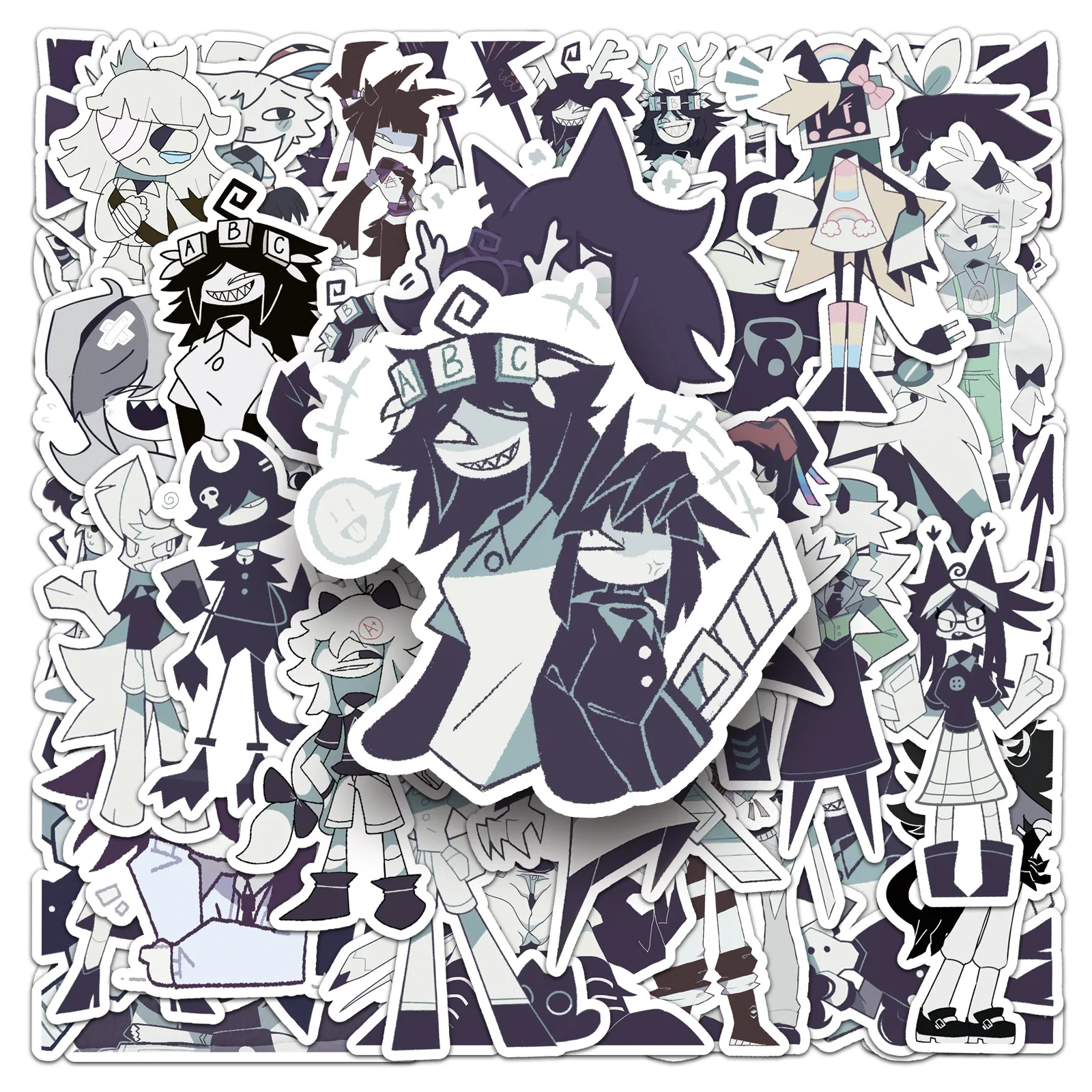

10/30/50PCS Fundamental Paper Education Cartoon Sticker DIY Decoration Waterproof Skateboard Notebook Graffiti Toy