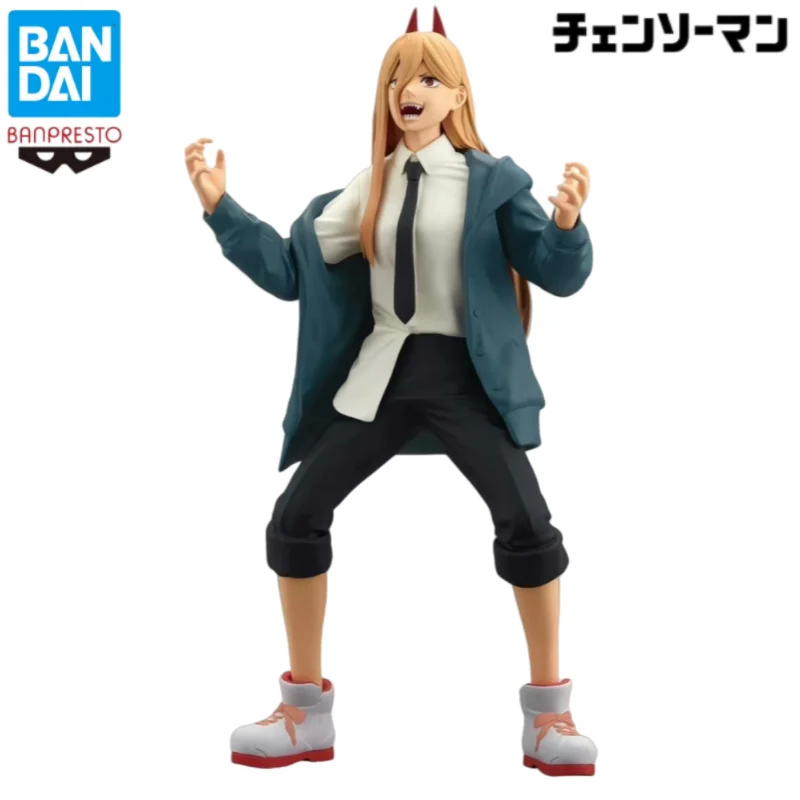 

In Stock Bandai Original Banpresto Chainsaw Man Power Action Figure Model Doll Brand New Boxed Anime Characters Garage