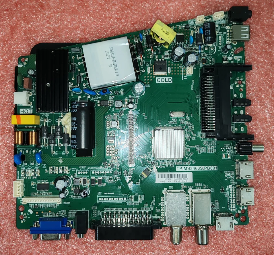 TP.MS3463S.PB801 Three in one TV motherboard tested well new 75W  OR  65W   There are four specifications of transformers