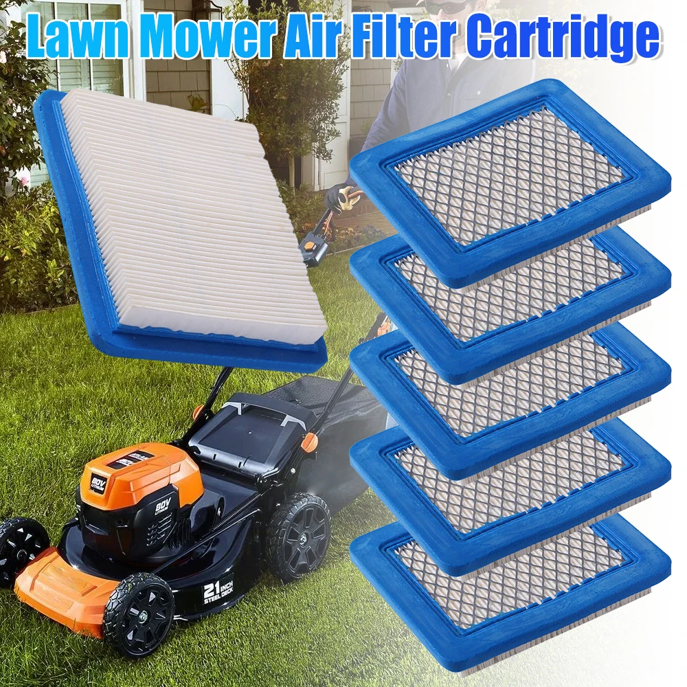 

Комплект из 5 воздушных фильтров 491588s 399959 для газонокосилок Briggs & Stratton 491588 4915885, картриджи для роторных газонокосилок