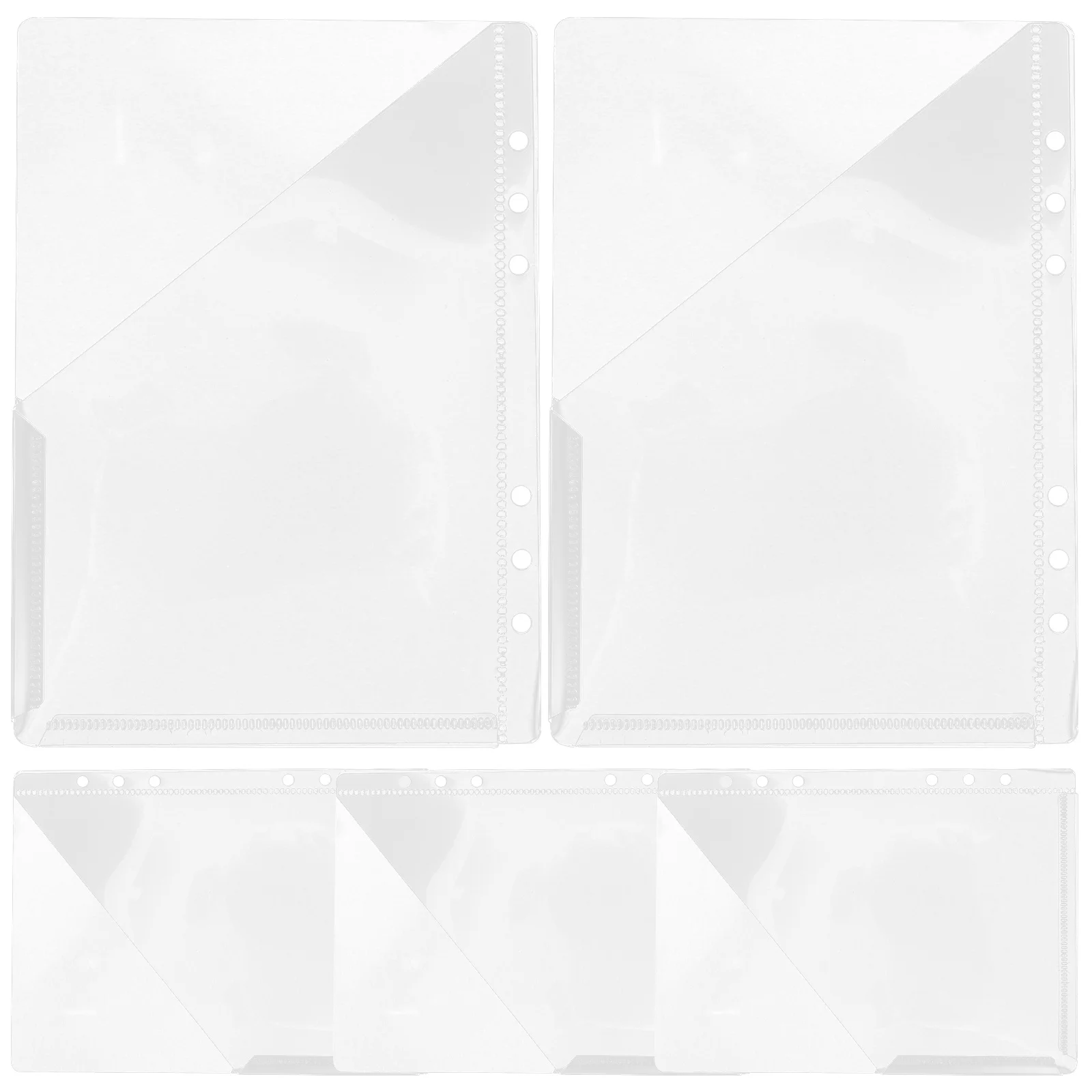 

5 шт., альбом для скрапбукинга, прозрачные защитные пленки для файлов для офисных школьных документов, многофункциональные папки для переплетов