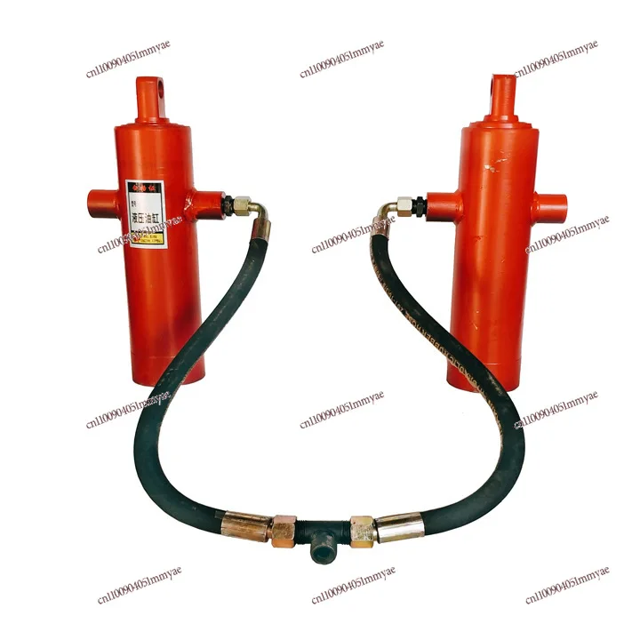 Hydraulic Dump Pump 12V & 24V Double Ram, Tipper Self Unloading Hydraulic Pump for Light Truck & Tricycle Conversion