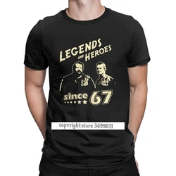 Men's Bud Spencer Legends And Hero Since 67 Tops T Shirts Terence Hill Novelty Happy New Year Camisas Tops Cotton Tee T Shirt