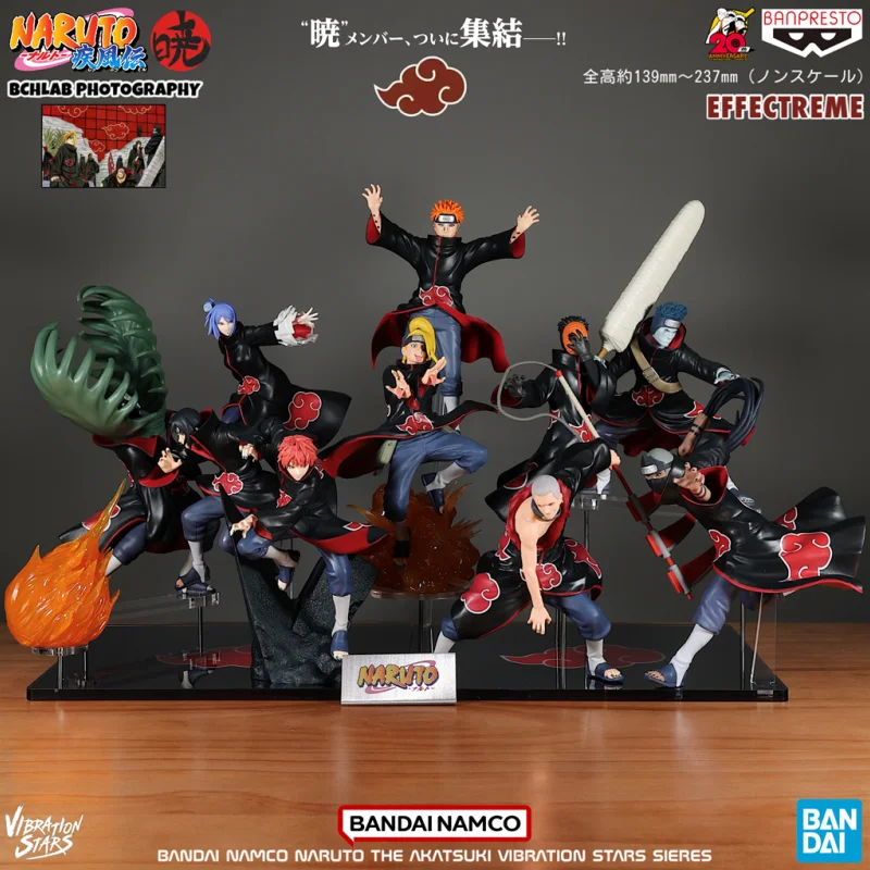 

In Stock Bandai Naruto VS EFFECTREMESeries Akatsuki Itachi Deidara Payne Figurine Gift