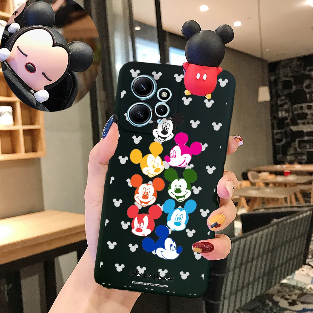 Disney Mickey Minnie Case For Redmi Note 10 12 13 11 9 8 7 11S 9S 10S 9C 10C 9A Xiaomi Mi 11 Lite Poco X3 X5 Pro Cover image 5