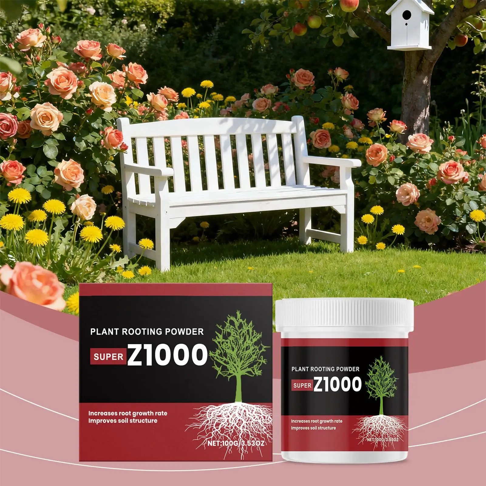 Rooting Ho rmone Powder For Plant Cuttings, Root Stimulator For Fast Root Growth, High Success Rate For Flowers Vegetables Tree