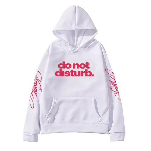 Imagen 2 del producto Miko DND Sudadera con capucha juvenil Álbum ""Don't Disturb Merch"" Otoño/Invierno 2026 Unisex Harajuku Hip Hop manga larga ropa de calle grande de algodón