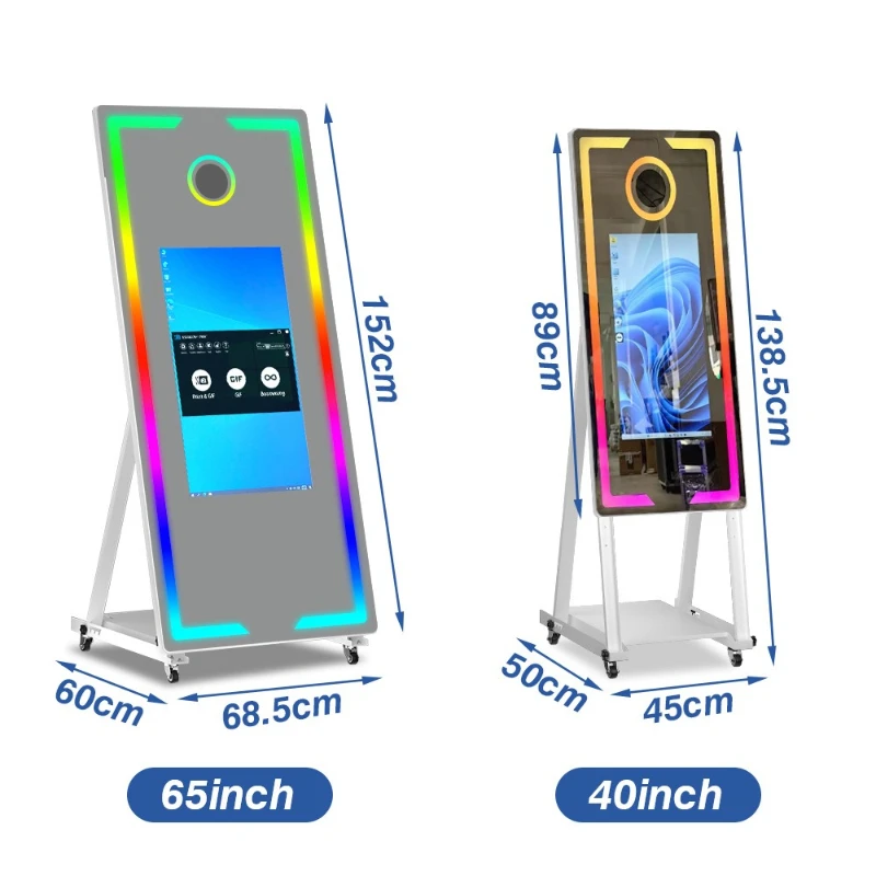 Smart Melaleuca Mirror Photo Booth 360PhotoBooth Indoor Wedding Advertising Simple