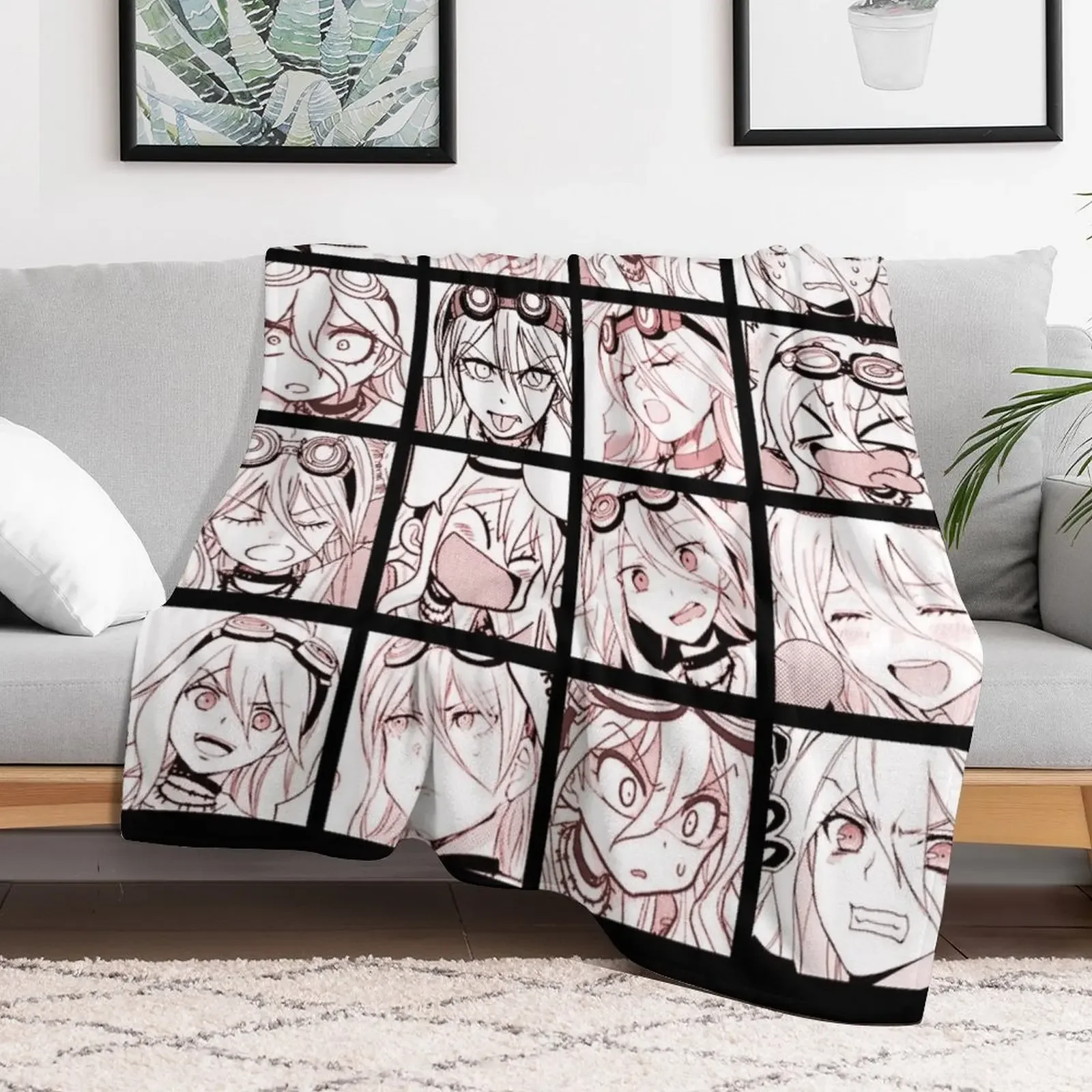 Miu Manga Collection (Colored) Throw Blanket for winter Furry Blankets