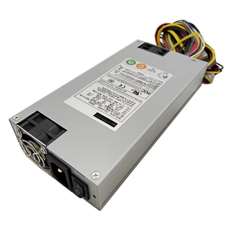 آلة التحكم الصناعية P1G -6300P 300W 1U مع مصدر طاقة -5 فولت لمعدات التحكم الصناعية في الخادم