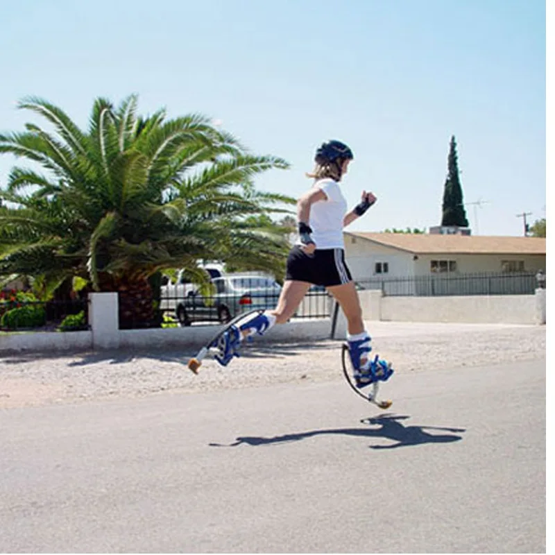 20-30-50KG Spring Stilts for Children In Bounce Shoes Red Youth and Beautiful Teenagers Running Competition.