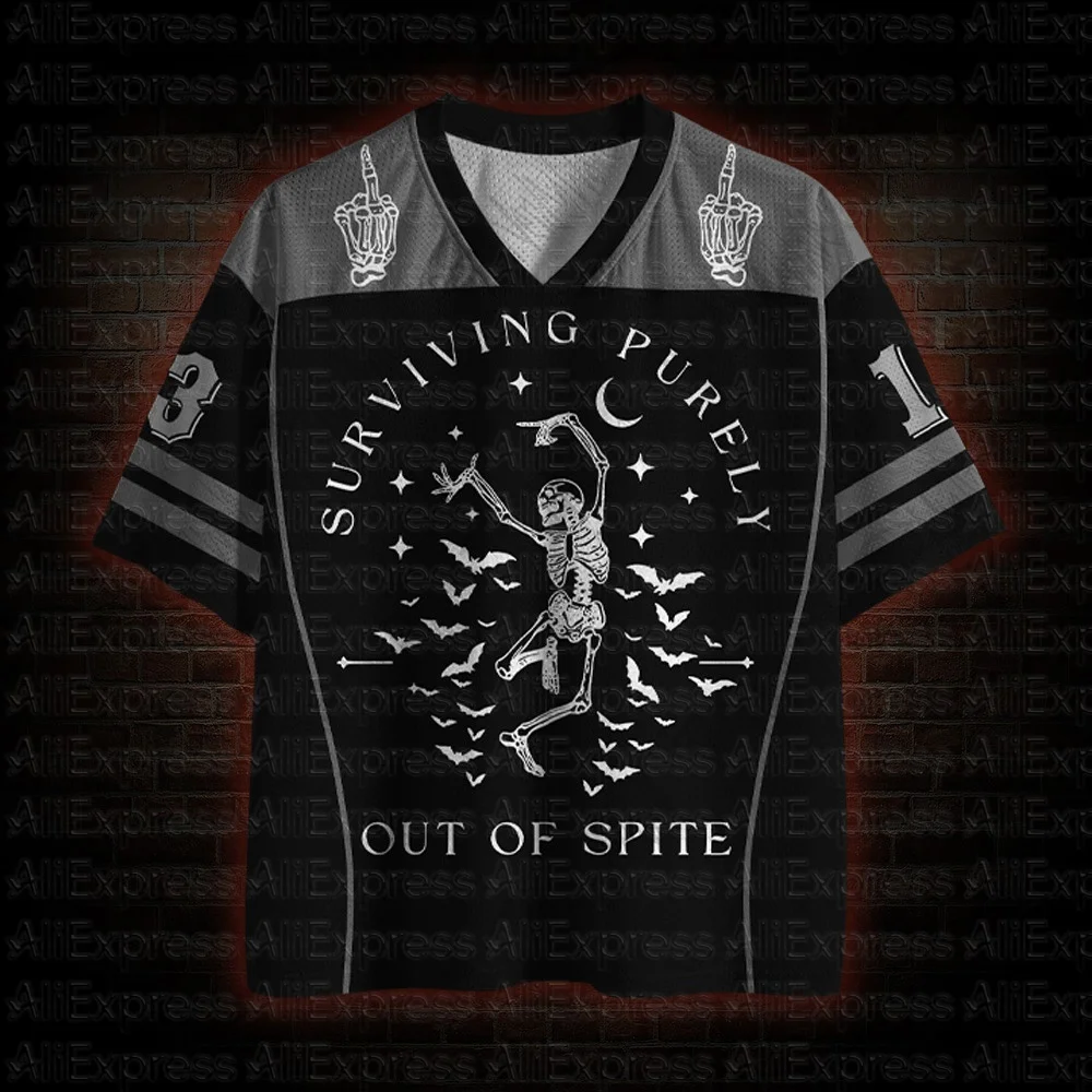 2026 New Movie Sports Fashion Adult and Children's Short Sleeve V-neck Street Eye Clothing Gothic Style Horror Fans Gift