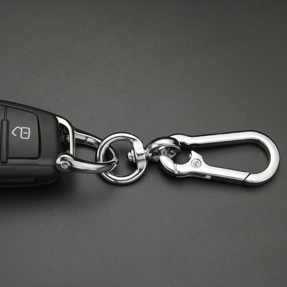 Creative Metal Car Keyring Keychain Men\'s Key Chain Holder High-Quality Horseshoe Buckle Hanging Key Ring Accessories K411