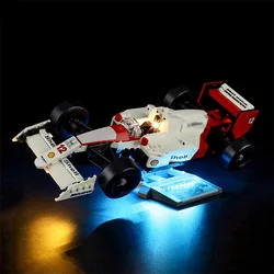 (Only LED Light) 10330 MP4/4 & Ayrtons Sennas Building Blocks Bricks Kits Sets Not Include Model