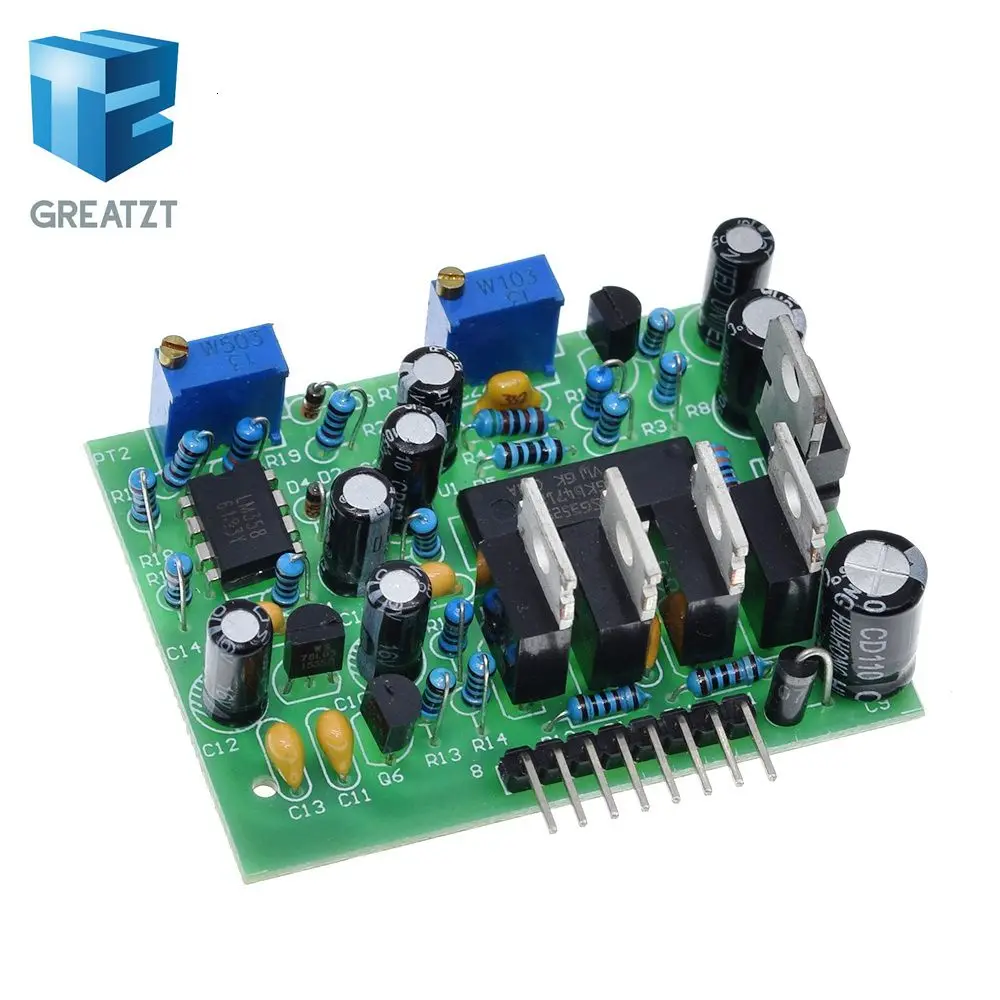 GREATZT 13-40KHz Inverter Driver Board SG3525 LM358 High Current High Frequency Adjustable DC 12-24V Driving 5000W