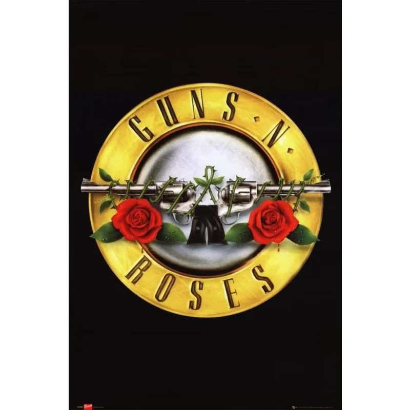 Home Decor Laminated Guns N Roses-Silk Art Poster Wall Sticker Decoration Gift