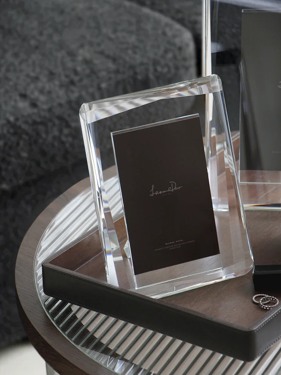 

LamomeDeco легкая роскошная хрустальная фоторамка настольная фотография High Sense 6 дюймов 7-дюймовая свадебная фотография подарок на годовщину свадьбы