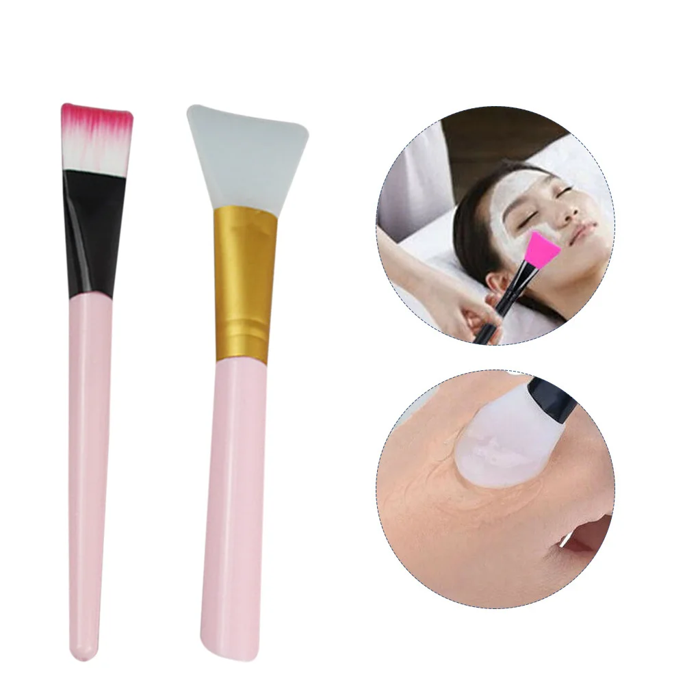 8 Stück DIY Beauty Tools Set Kunststoff Silikon Schüssel Spatel Gesicht Schlamm bürste Messlöffel Flasche