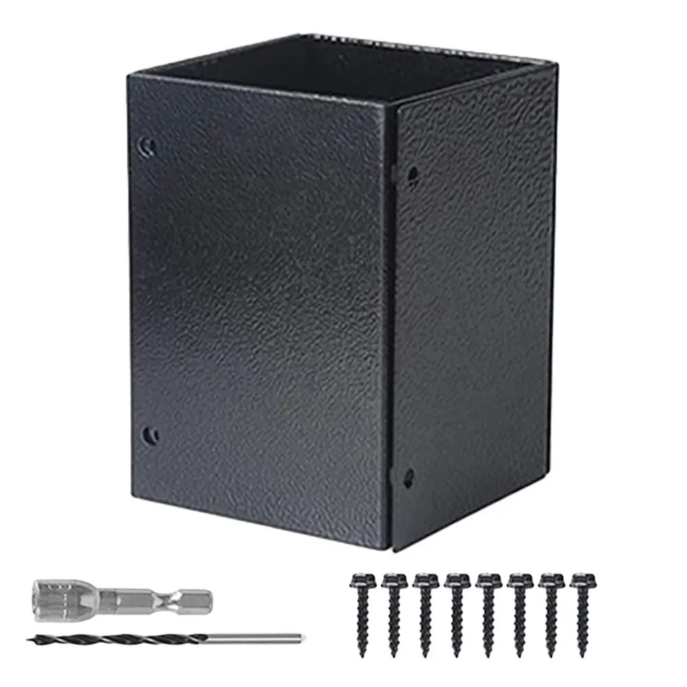 

1 комплект, защита основания почтового ящика, сменный кронштейн для палубы, металлическая крышка, сверхмощные выравнивающие ножки, прочная крышка для палубы для забора