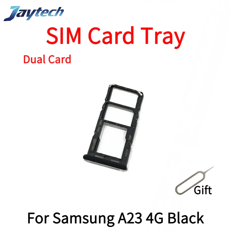 10PCS Dual Karte Telefon Sim SD Karte Tray Für Samsung A22 A23 4G 5G Sim Karte Halter Adapter schublade Mit PIN