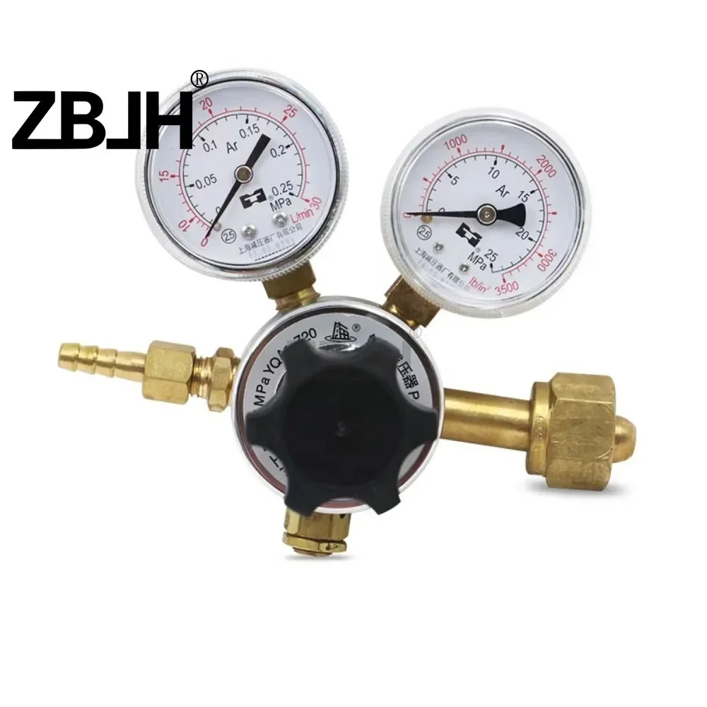 

Argon gas pressure regulator brass valve body