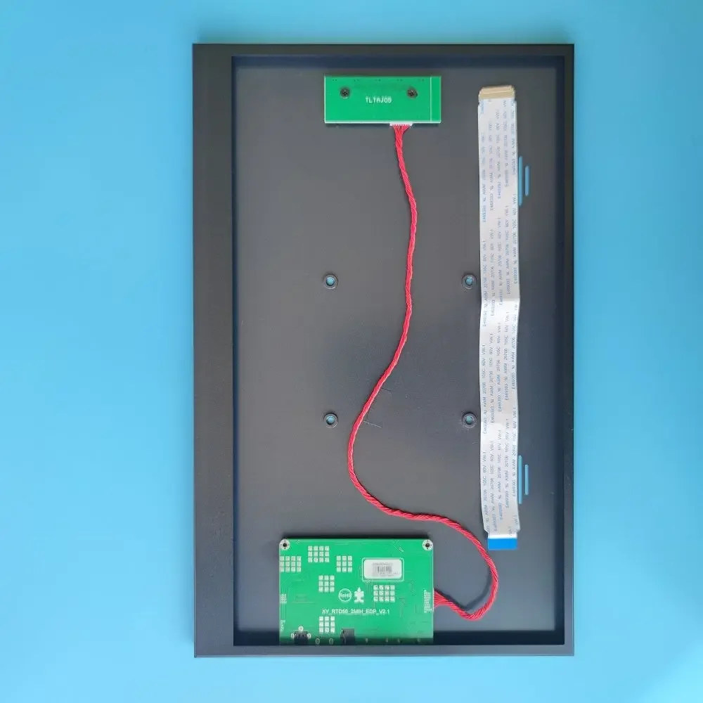 EDP Controller board + Metal alloy Ultra-thin Panel Back cover case box 2 Mini HDMI-compatible kit for LP140WF6 14