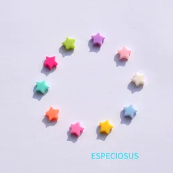 8MM Pentagram Spacer Multi Color Acrylic Star Shaped Beads Earring Accessories Bracelet Making Departments DIY Jewelry Fittings
