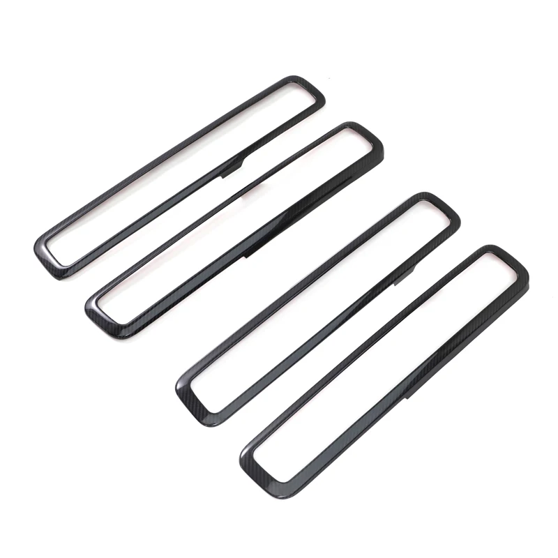 

Interior Dry Carbon Fiber Door Panel Accessories Base Cover Kit Auto Parts for Real
