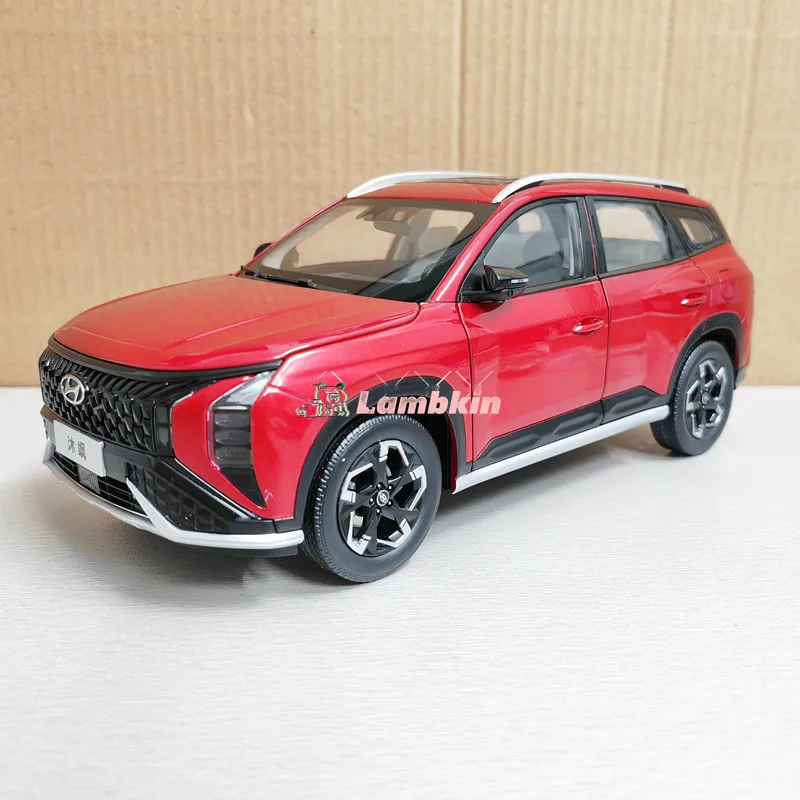 Original 1:18 BEIJING-HYUNDAI AUTO NU2 MUFASA IX35 Alloy Simulation Car Model Gift Birthday Collection Ornament