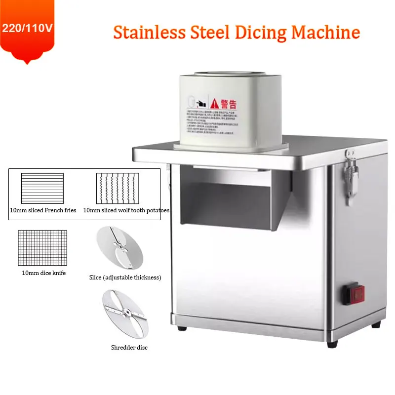 Potato Cutter Shredder Crinkle Potato Carrot Shredding Machine Wave Strip Potato Cutting Machine