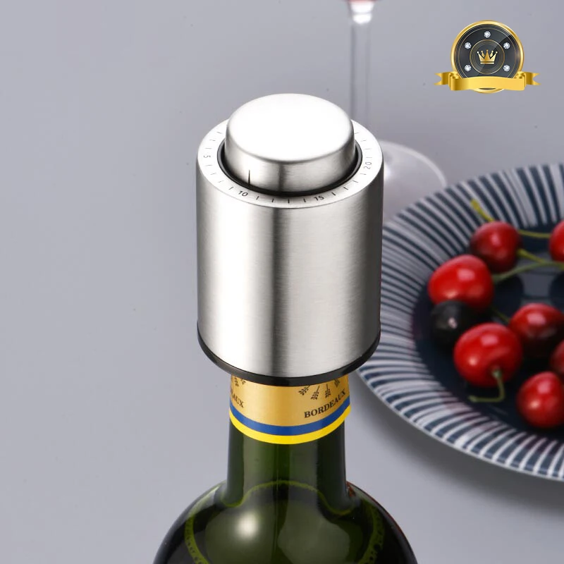 Vacuum Wine Bottle Cap Stopper Sealed Storage Vacuum Memory Wine Stopper Push Style Bar Tools Barware Wine Cork