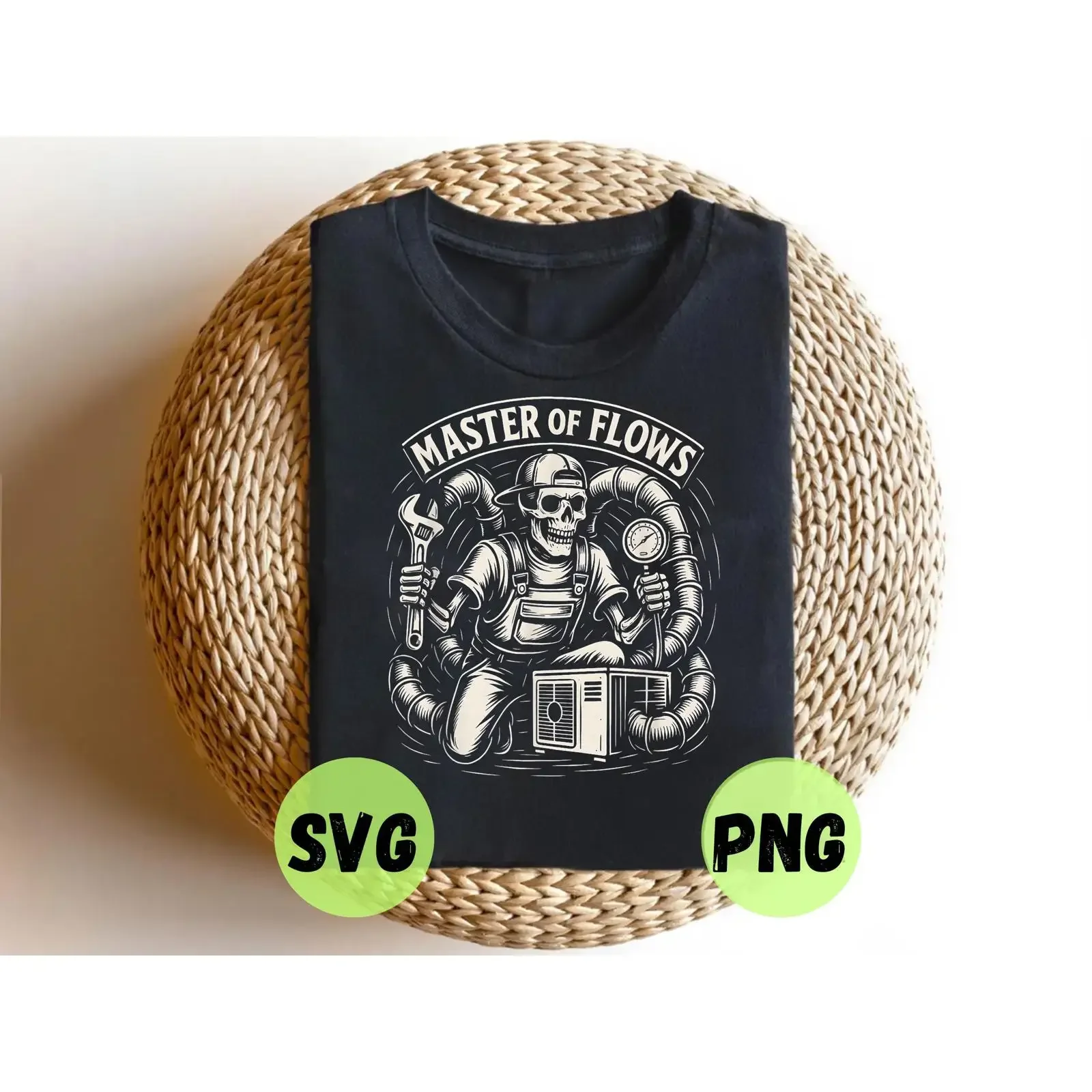 Забавный техник HVAC SVG PNG Охлаждение Отопление Шутка Цифровой файл для скачивания винтажная потертая уличная одежда Повседневная Удобная