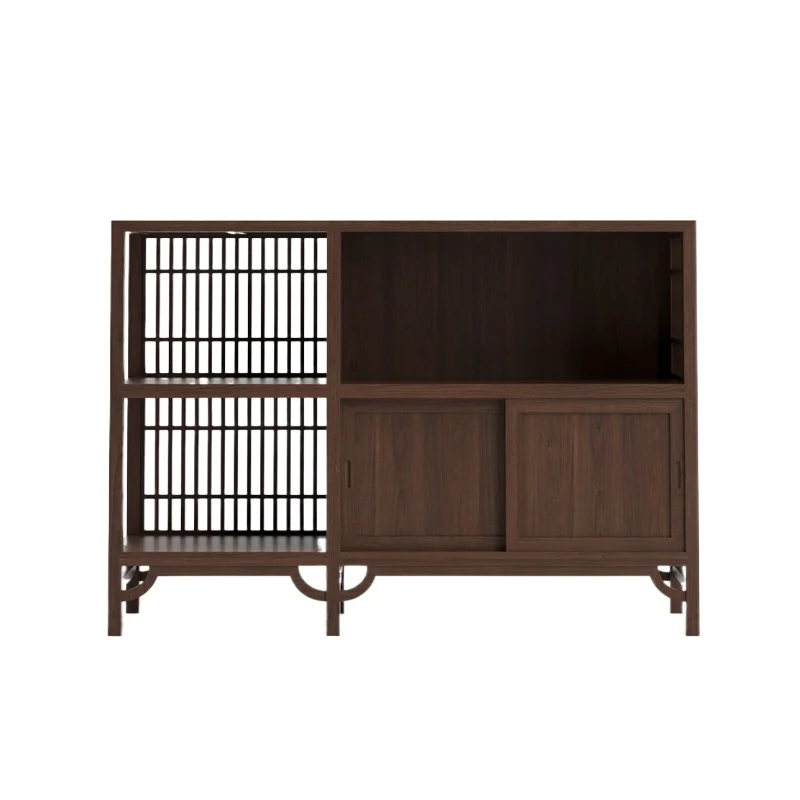 

Новый китайский чайный шкаф из цельного дерева из красного дерева, обеденный боковой шкаф, чайный шкаф, шкафчик для вина, гостиная