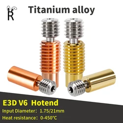 Tubes d'alimentation en alliage de titane pour imprimante 3D, pièces de gorge Hotend de haute qualité, filament E3D V6, 1.75mm