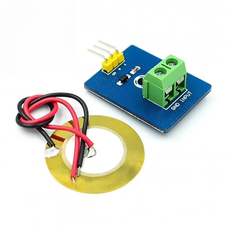 1pcs  Simulated piezoelectric ceramic vibration sensor, piezoelectric electronic building block, single chip module