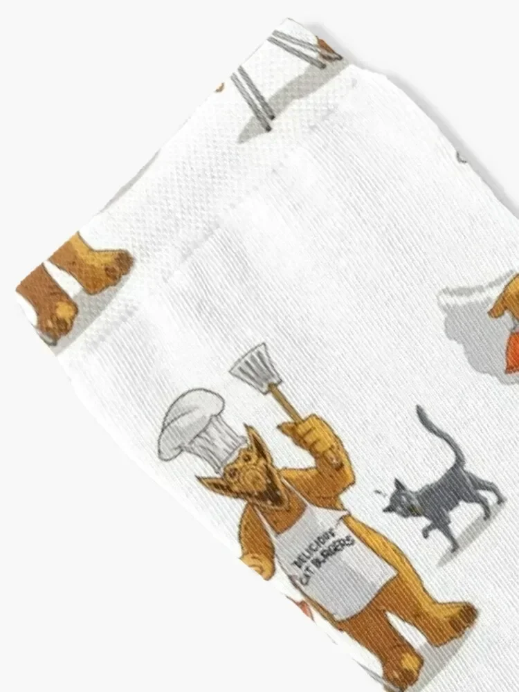 ALF - Delicious cat Socks cycling funny gift new year kids Socks Male Women's