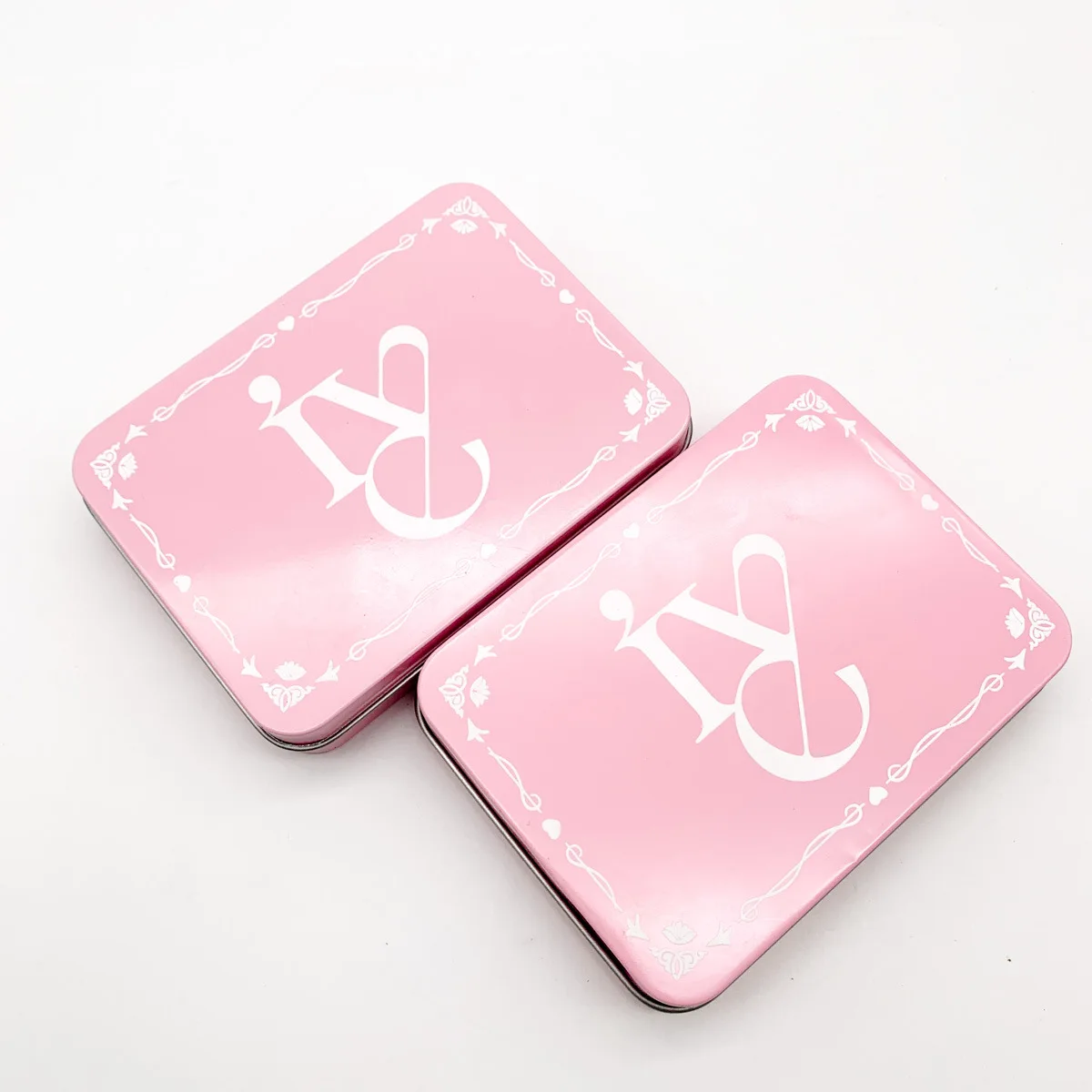 크리 에이 티브 디자인 아이언 박스 11.5*8.5*2.2cm 보관함 아이돌 카드 보관함 Wonyoung Yujin Rei Gaeul Leeseo Liz Kpop