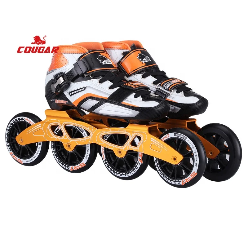 

Professional Handmade Cougar Carbon Fiber Inline Roller Speed Skating Shoe For Adult Men