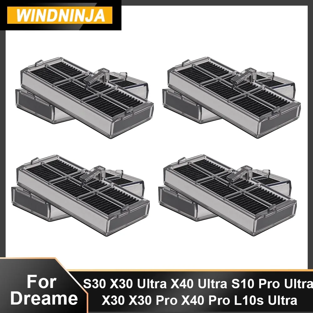 HEPA-Filterzubehör für Dreame S10Pro Ultra S30 X40 X40Master X40Pro X40Ultra X30 X30Ultra X30Pro L10S ProUltra Staubsauger