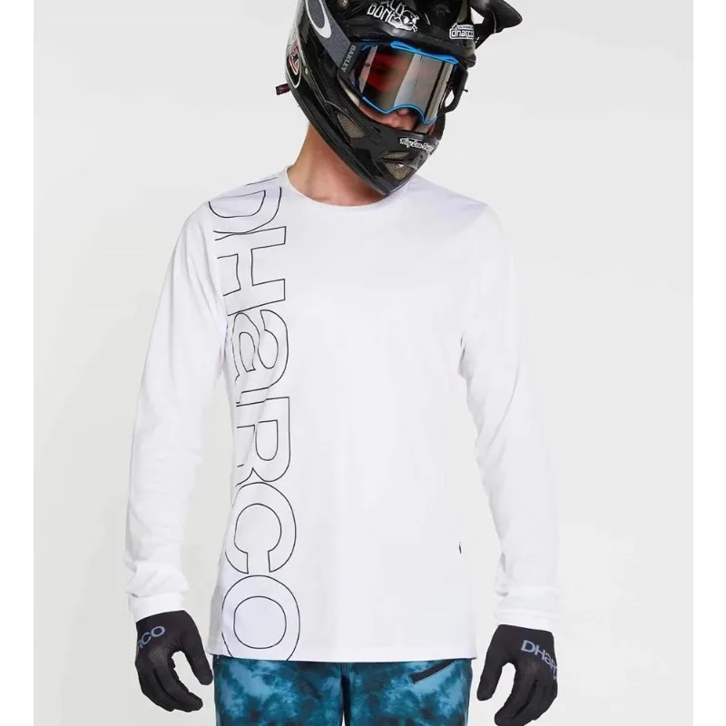 

Мотоциклетный костюм для скоростного спуска, впитывающий пот, DHARCO, дышащий трикотаж с длинными рукавами, быстросохнущий костюм для езды на горном велосипеде по бездорожью