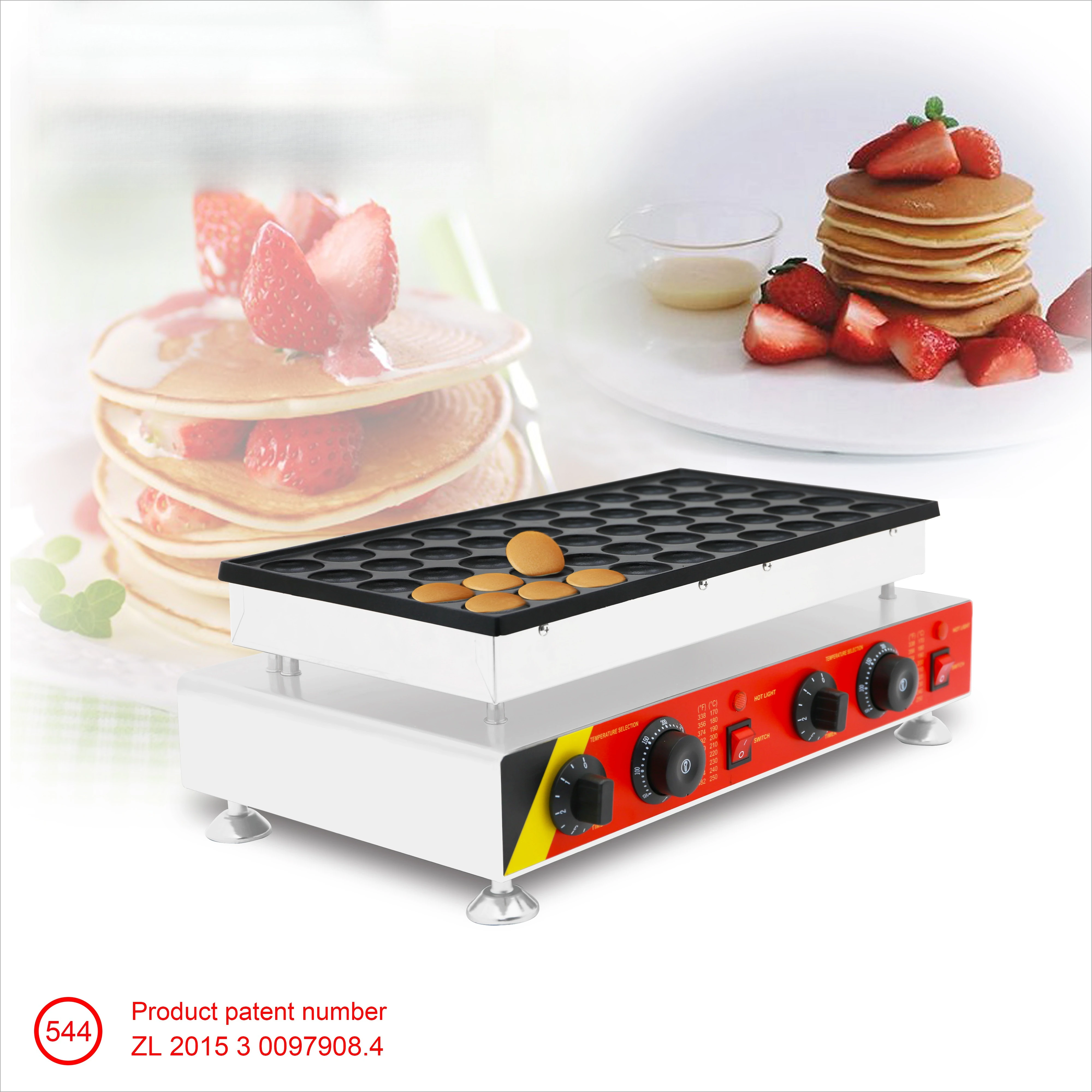 Commercial Poffertjes Machine  Mini Dutch Pancake Maker 50 Holes Poffertjes Machine for Sale