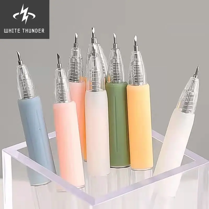 Art Utility Knife Pen Express Box Knife Paper Cutting Tool Craft Tools Precision Sticker Washi Tape Cutter School Supplies