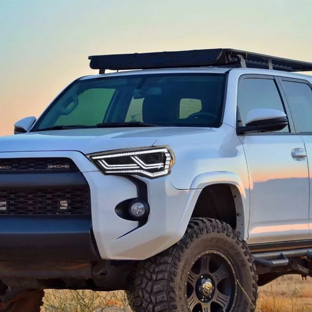 

For Toyota 4Runner 2014-2022 Auto Headlights Assembly Upgrade New LED Car Projector Dual lens Plug and Play Tools Accessories