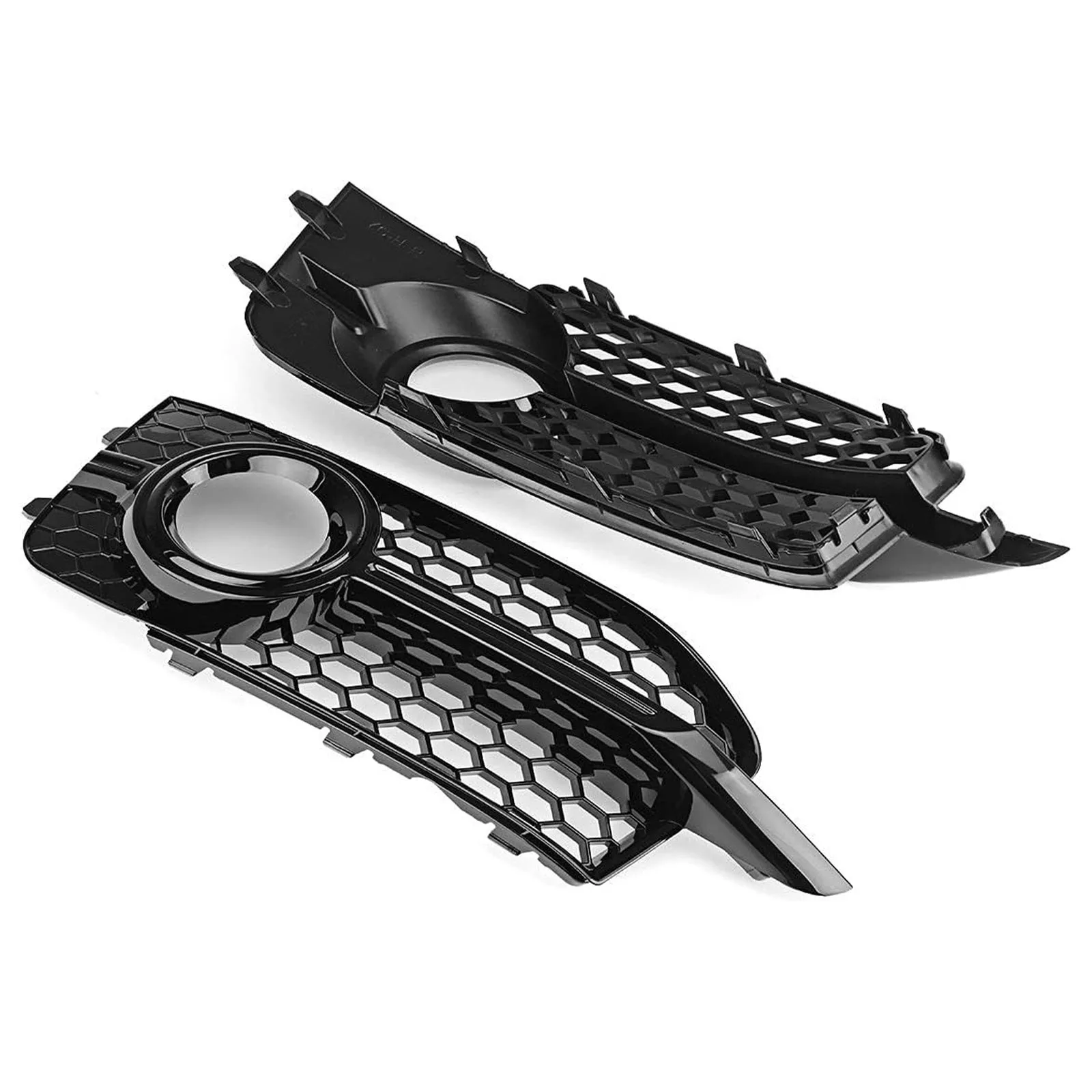 

For Audi A1 8X S-LINE S1 2010-2014 Front Bumper Fog Light Grill Honeycomb Fog Lamp Hood OE 8X0807682B 8X0807681B