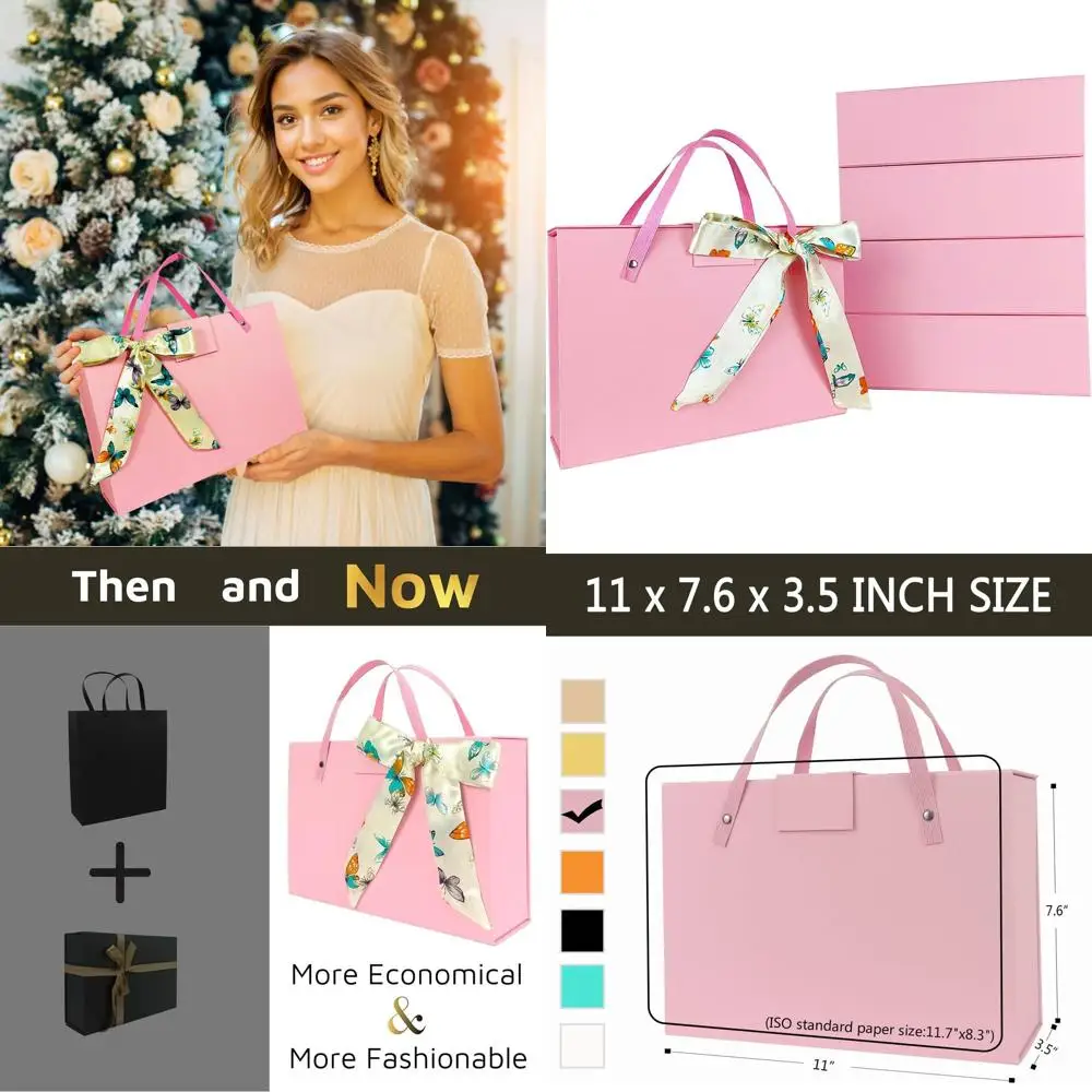 

Набор из 5 подарочных коробок с магнитной застежкой размером 11x7,6x3,5 дюймов, идеально подходит для женских подарков, предложений подружки невесты, Дня матери и свадьбы.