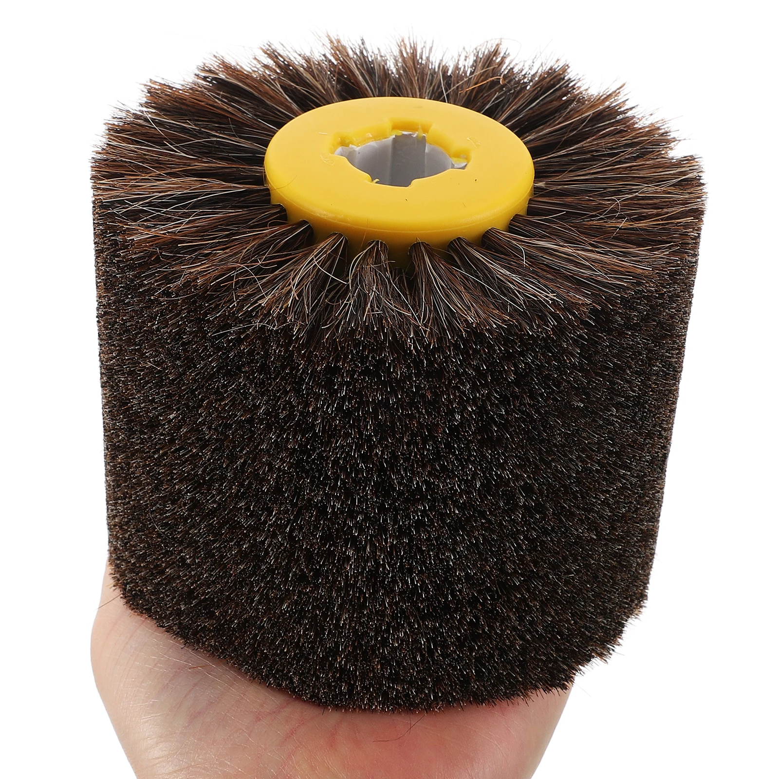 

Horsehair Drawing Wheel Brush Polishing Buffing Tool for Plastic Durable Solution Drill Buffer Lightweight