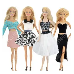 Vêtements de Poupées pour Barbie, Mini Robe, Pantalon en Y, Jouets pour Enfants, Articles d'Expédition Rapide, Bricolage, Cadeau d'Anniversaire et de Noël pour Fille