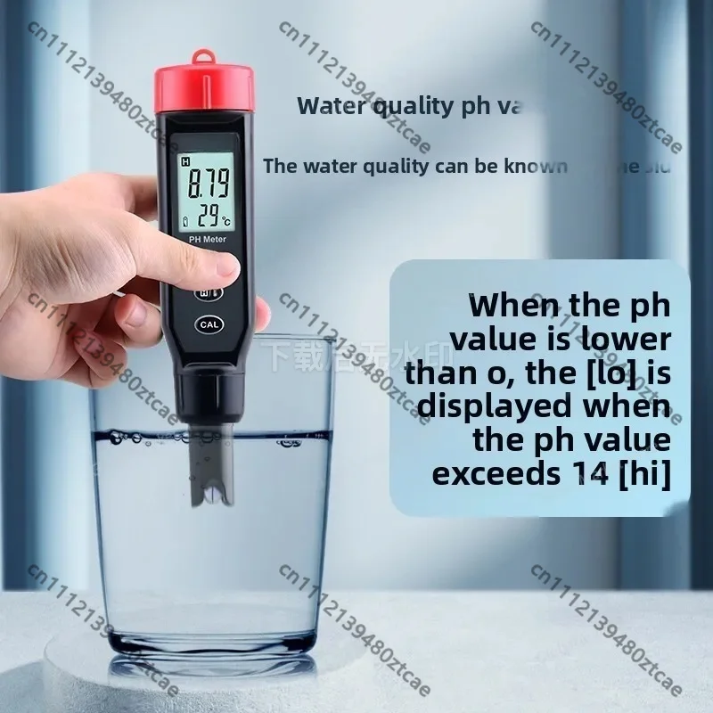 Digital Pen-Type PH Meter High Precision Tester for Agricultural Industrial Drainage Hydroponics Aquarium Pool Monitoring