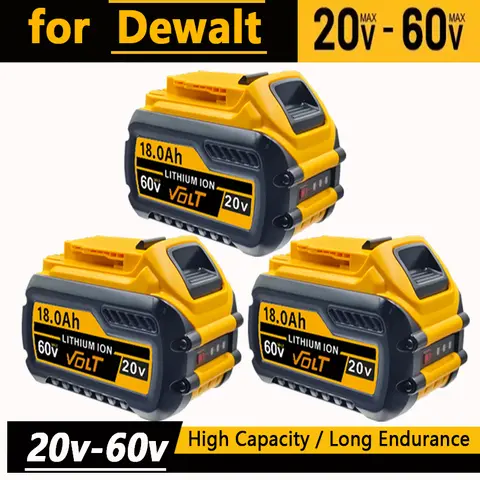 for DEWALT 18.0AH, 20V maximum 60V maximum lithium-ion battery, suitable for DCB204, DCB205, DCB206, DCB609, DCB184, DCB200
